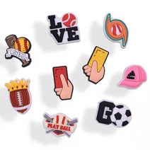 크록 자비츠 장식 악세사리 참 세트50PCS 무작위 만화 동물 구두 매력 꽃 편지 장식 적합 악어 액세서리