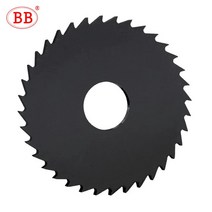 원형톱가이드 톱날 Mill HSS Co TiN 원형 절단 도구 CNC 슬롯 가공 절삭 강철 직경 40 50 60mm 금속 강관용, [04] 75mm-d22, [08] 2.5mm, [02] HSS Nitride