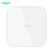 니트니 SIMPLE-J 디지털 LED 체중계 정확한 몸무게 측정 전자 저울 측정기, 화이트