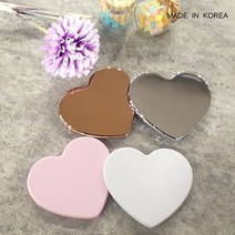 ST-299 러블리미니손거울 10개/하트거울 벽 탁상 미용 판촉, 로즈골드