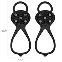 아이젠 체인아이젠 등산용 유니섹스 남자 5 치아 아이스 그리퍼 신발 크램폰 스파이크 그립 클리트 스노우, 02 M