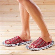청소걸레 신발형 슬리퍼형 간편한 바닥 청소용