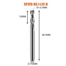 밀링 커터 목공 위아래 컷 2 플루트 나선형 카바이드 도구 CNC 라우터 압축 목재 엔드밀커터 비트