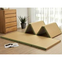 등나무 다다미매트 라탄 거실 침실 등나무 깔개 방석, 150x200 두께 3cm 4겹