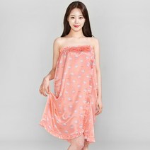 이라인 국산 엠마스완 실크 탑 골프가운, 국산 엠마스완 골프가운, 여_오렌지(1327)F