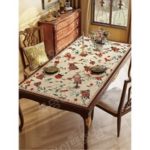 북유럽 책상 테이블보 식탁보 식탁매트 가죽, 80x80cm, P