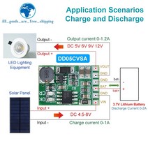 3.7V 4.2V 충전기 5V 6V 9V 12V 방전기 보드 DC 컨버터 부스트 모듈 Diy 태양열 모바일 전원 리튬 배터리, 03 9V