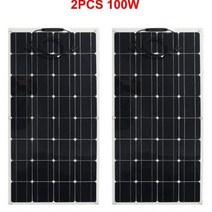 슈퍼 태양광 패널 Epsolar-태양 전지 패널 200w ETFE PET 유연한 태양 단결정 셀 12V/24V 배터리 충전기 시, 02 PET 200w