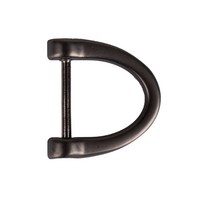 삼각 U형 D링 16MM - 흑니켈사틴, 단품, 1개