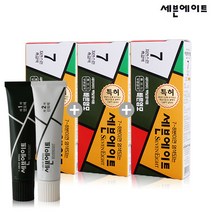 동성제약 세븐에이트 새치 염색약 3개 (5호 6호 7호), 6호 자연스런갈색 3개