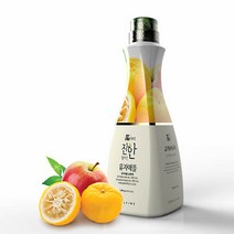 더진한 유자애플 1.5kg 과일농축액 유자농축액 카페음료, 단품