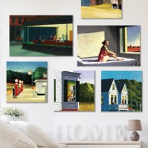 캔버스액자 애드워드 호퍼 시리즈1 C타입 35x40cm, 13. tables for ladies