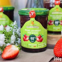 프랑스 유기농 딸기잼 프로방스 딸기 스프레드잼 350g 유기농딸기 65프로 글루텐프리 꼼드 프로방스 쨈, 1개