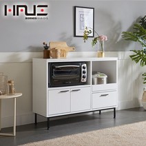 보루네오하우스 프라임 듀크 밥솥 렌지 수납장 FO6206, 그레이