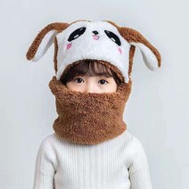 트래퍼햇 방한모자 귀달이모자 모자머플러 유아털모자 아동 카카푸푸 귀여운 털모자, KT08