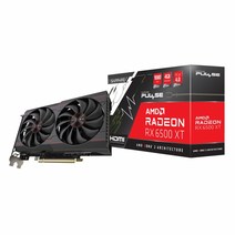SAPPHIRE 라데온 RX 6500 XT PULSE OC D6 4GB Dual-X, 상세페이지 참조