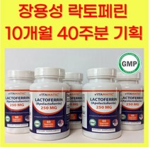 장용성 락토페린 고순도 장용코팅 식약처 권장량 유산균 초유단백질, 2+3통  10개월 구성(선착순이벤트)