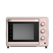 베이킹 오븐 CUKYI-가정용 대형 베이킹 오븐 32L 전기 로스터 바베큐 도구 케이크 빵 메이커 치킨 쿠키 피, 02 Pink 220V