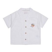 [AK PLAZA] [밍크뮤](IV)오렌지카라린넨셔츠 33315-322-01
