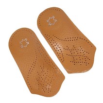 HEALLILY 3/4 Length Orthotic Inserts Flat Feet Plantar Fasciitis Arch Support Insoles for Men and Wo