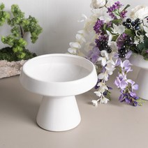 유기스탠드 수반 21x15cm 조화 꽃꽂이 인테리어 장식, 블랙(품절)