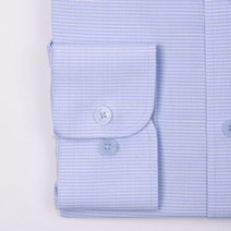 [카운테스마라셔츠]양말증정 CDCU1B1104B0 구김없는 일반핏 모달 긴소매 요꼬스트라이프 도비짜임셔츠