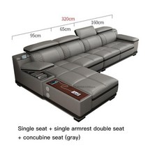 쇼파베드 침대형 거실 접이식 평상형 멀티 쇼파겸침대, 한 좌석, D. 320cm corner sofa
