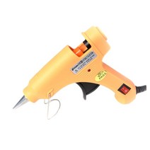 글루건 심 총 20W EU 핫멜트 접착제 총 DIY 미니 전기 열 온도 복구 도구 산업용 써모 홈 빠른, YELLOW, 미국