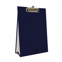 HM 있는 A4 가격표 메뉴판 서류바인더 클립보드 세울수 디자인 사무실파일, 남색, 1개