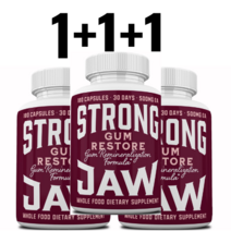 미국 잇몸 염증 영양제 잇몸 복구 540캡슐 3개월, 3통, 180캡슐