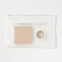 PVC 슬라이드 지퍼백 18 X 18cm, 1개, 소(S)