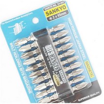 [C&G] 산쿄 십자 드릴 비트 2 x 65 mm 10PCS 세트 SV-065, 4세트