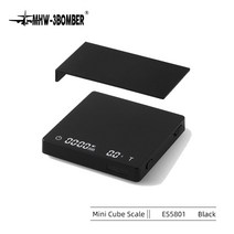 주방전자저울 미니전자저울 가정용전자저울 에서 선박 us MHW-3BOMBER 주방 커피 저울 0.1g/2000g 정확도 스테인레스 스틸 스케일 규모, [02] Black, 한개옵션2