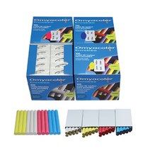 오미야 탄산 분필(4색/1갑100본) 노랑