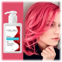 헤어스타일링 멜라오 허브 헤어 컬러 보호 샴푸 냄새 자극 없음 민감한 두피에 적합, 01 red_01 150ml