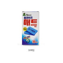 모기퇴치 매트 모기향 30개입 매트에스 펜션 해충방지 살충효과 아이방 훈증기, 산도깨비 모기매트S 30매입