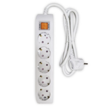 일신전기 코드 비교환형 멀티 콘센트 5구, 1.5m, 1개