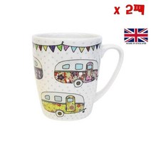 Queens by Churchill Caravan 퀸즈바이처칠 카라반 오크 머그 카라반 Made in England 400ml 2팩
