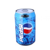 코카콜라 캔 지능형 유도 쓰레기통 대용량 자동 가정용 거실 수납 물통, 9l 블루 펩시 배터리 모델