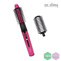 더블에스샤이니 자동회전형 대용량 무선 봉고데기 AVW-002 32mm타입 2in1 분리형 브러쉬, 뉴오토 볼류밍 무선 AVW-002 바