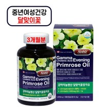 감마리놀레산 달맞이꽃 종자 추출물 중년여성 30대 40대 50대 자궁에좋은 생리전 월경전 증후군 영양제, 180캡슐 (3개월분), 1박스