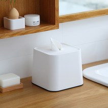 심플한 두루마리 휴지 케이스 롤휴지 각티슈 냅킨 정리함, 핑크, 1개