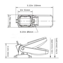 Dropship 자동 보트 빌지 펌프 플로트 스위치 12V 24V 32V 점화 보호 수은|Flow Sensors|, 1개