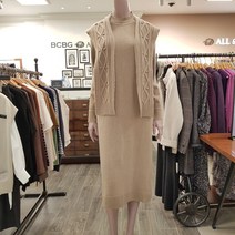 BCBG [올앤선드리] 텍스처 블록 니트 OPS_A1WAK671