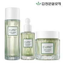 김정문알로에 큐어 피토그린 토너+앰플+안티에이징크림, 단품