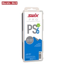 SWIX 스윅스 스키 보드 연습용 트레이닝 왁스 왁싱 PS6 Blue 180g