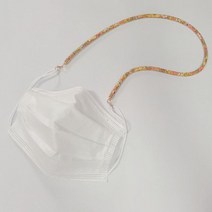 네이처뮤지엄 esa 꽃다발공예 초등미술 만들기부채 명함꽂이만들기 슬라임물풀 방과후미술재료, 핸드메이드 분실방지 마스크 지킴이 스트랩 목걸이, B플라워