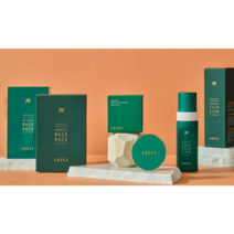 르씨(LECCI) P7 프로바이오틱스 밀착쿠션(본품1+리필1)+마스크팩 1box+클렌징폼 세트, 21호+마스크팩세트