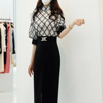 러블리 레이스 도트 퍼플 반팔 반하이넥 땡땡이 블라우스 여름 오피스룩 하객코디 2컬러
