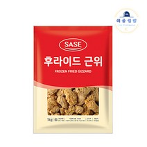 [여울점빵] 사세 매콤 바삭한 후라이드 근위 딹똥집튀김 1kg, 사세 후라이드 근위